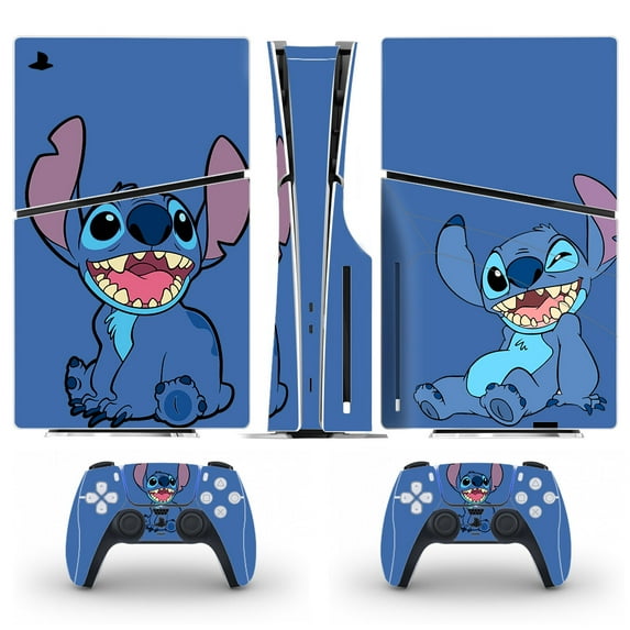 Full Body Vinyl Skin Stickers for PS5 Slim Disc Edition Console and Controllers