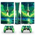thumbnail image 1 of Full Body Vinyl Skin Stickers for PS5 Slim Disc Edition Console and Controllers, 1 of 1