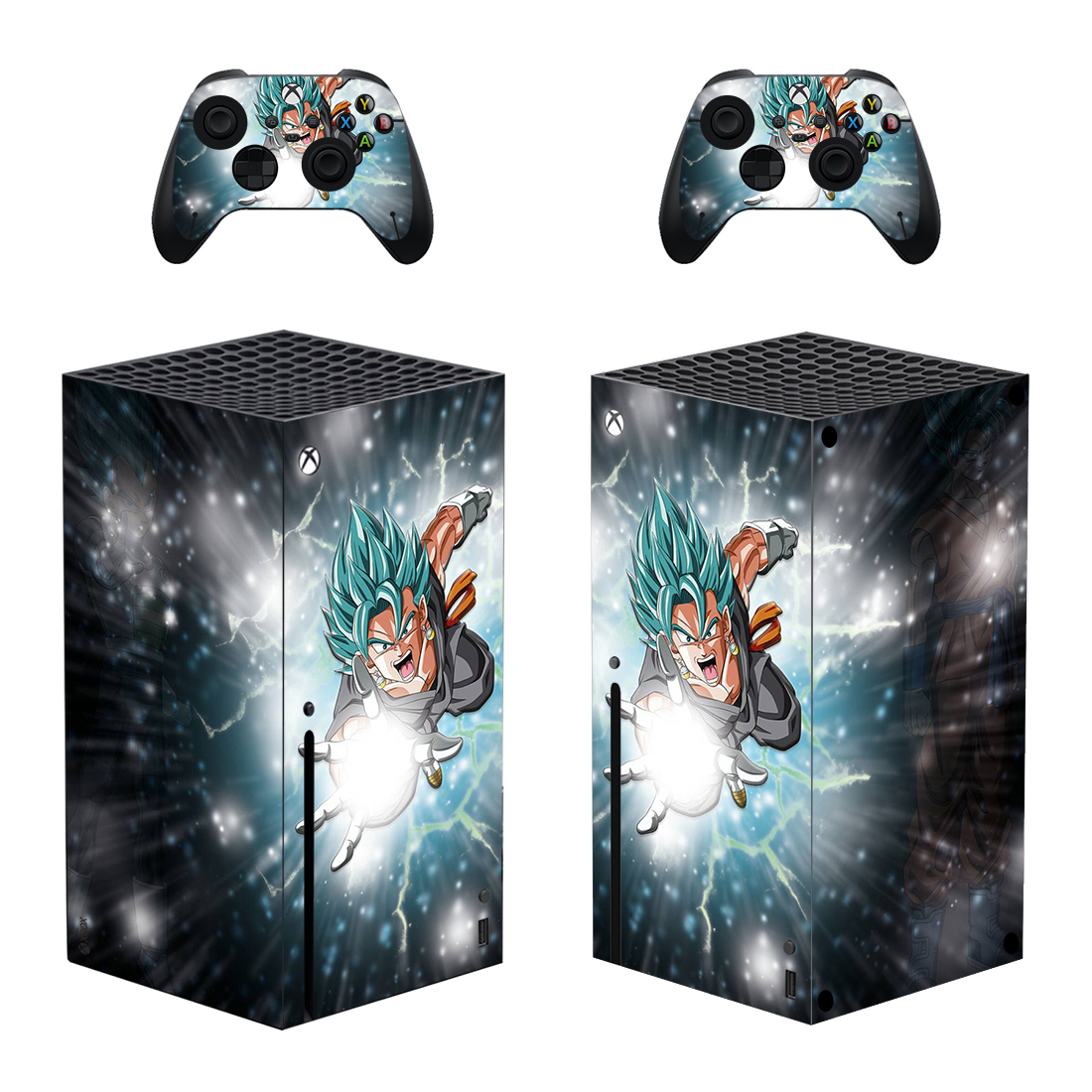 Full Body Vinyl Skin Stickers for Xbox Series X Console and Controllers ...