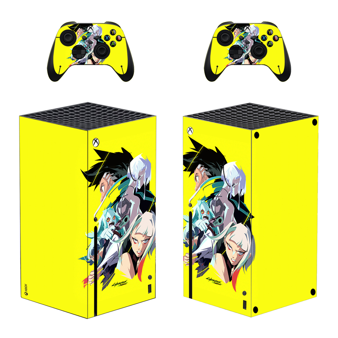 Full Body Vinyl Skin Stickers for Xbox Series X Console and Controllers ...