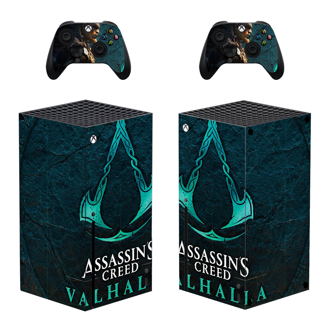 Full Body Vinyl Skin Stickers for Xbox Series X Console and Controllers ...