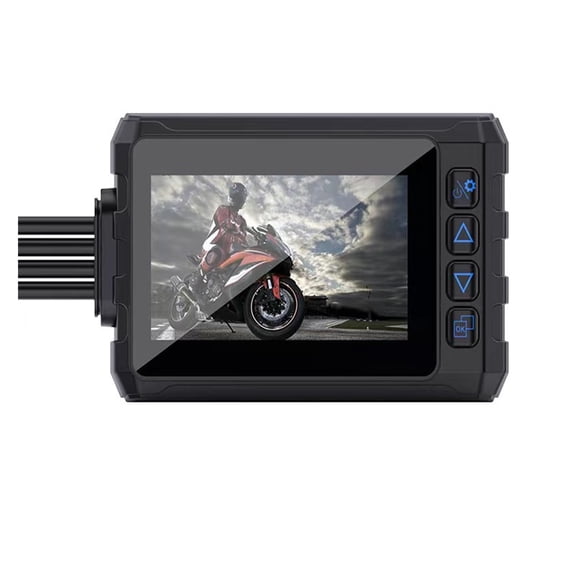 Full Body Waterproof Motorcycle Camera Recorder Dual 1080P Full HD Motorbike Autocycle DVR Dash Cam Black GPS Box ,Lightweight