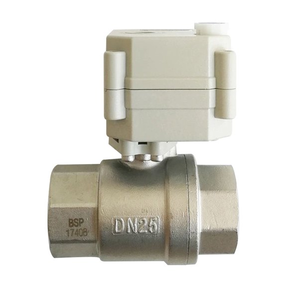 Full Bore Electric Motorized Valve With Signal Wires Feedback Metal Gears, IP67 For Drinking Water