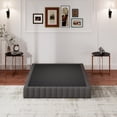 thumbnail image 1 of Full Box Spring, 9 Inch Box Springs King Size Basics Bed Base, Mattress Foundation, Black Heavy Duty Metal Structure with Cover,Easy Assembly, 1 of 7