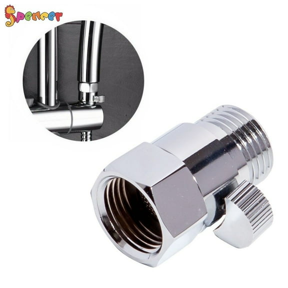 Full Brass G1/2" Flow Quick Control Shut-OFF Valve Shower Head Hand Water Saver