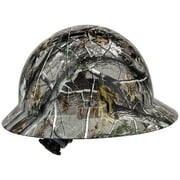 Full Brim Hard Hat - OSHA Safety Helmet Durable Lightweight Carbon Fiber Hard Hat, 6-Point Ratchet Suspension Protective Gear for Men and Women