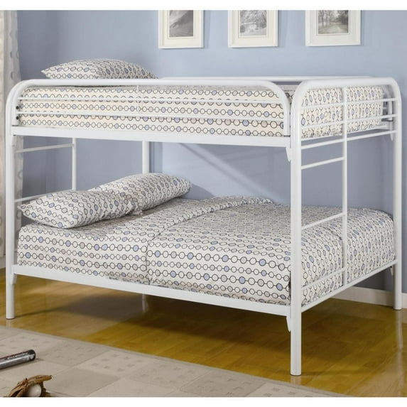 Full Bunk Bed, White