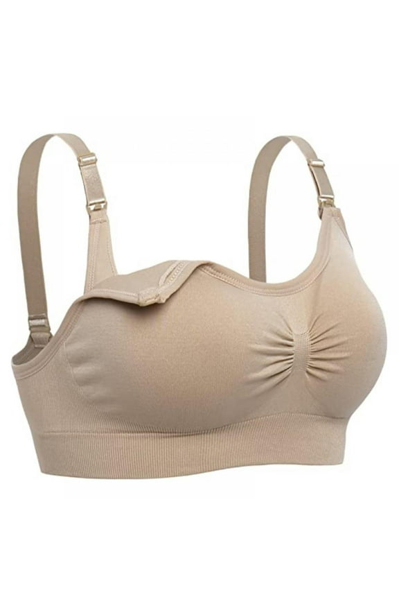 Full Bust Seamless Nursing Maternity Bras Bralette Size M-XXXXL