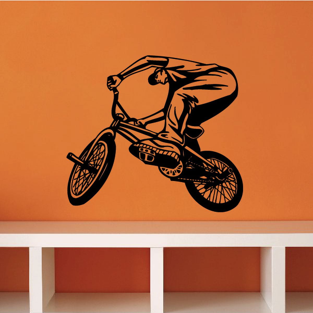 Full Cab BMX Rider Decal 36 Inches