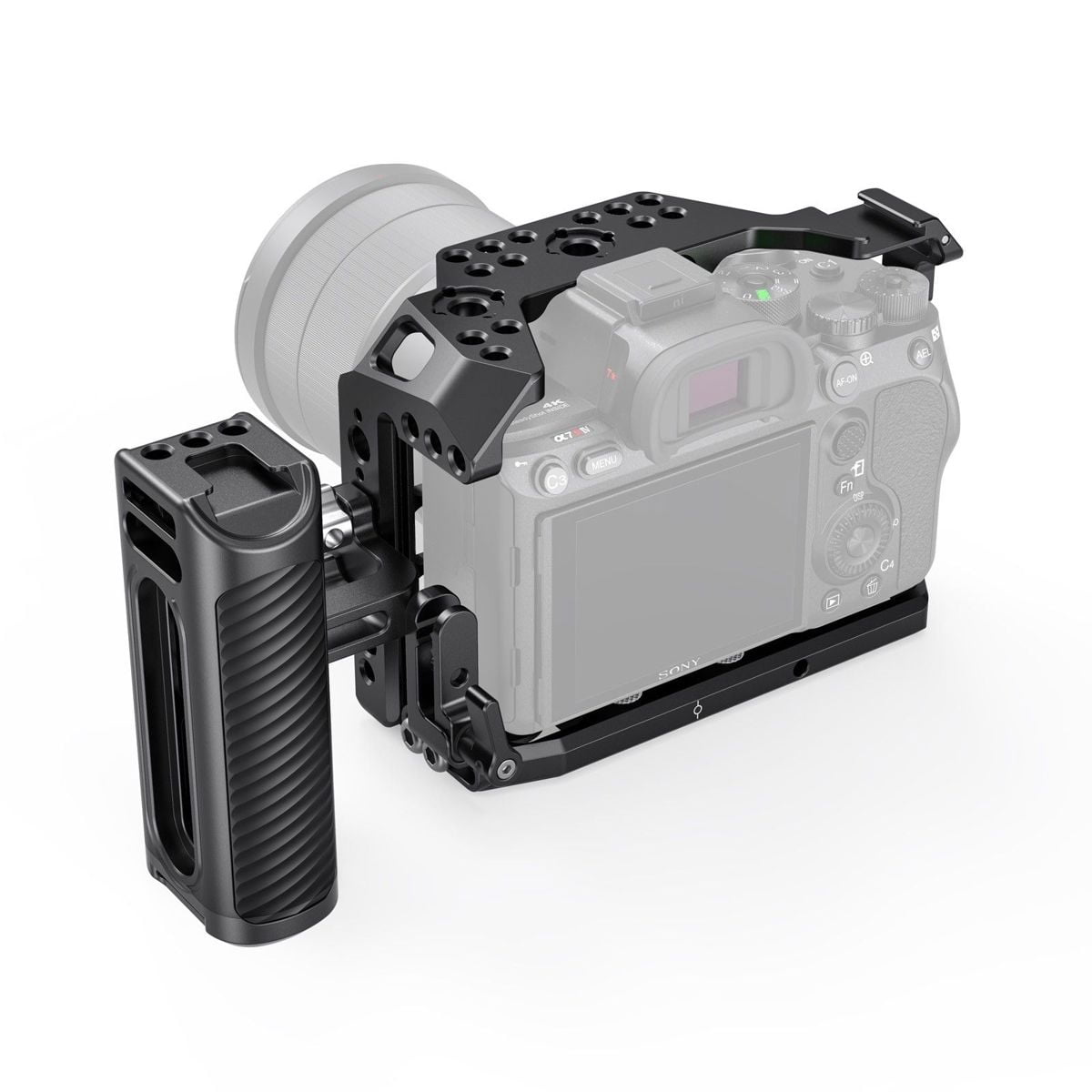 SmallRig Full Camera Cage Kit with Aluminum Universal Side Handle