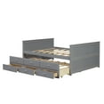 thumbnail image 1 of Full Captain's Bed with Trundle and 3 Drawers Twin Daybed, 1 of 4