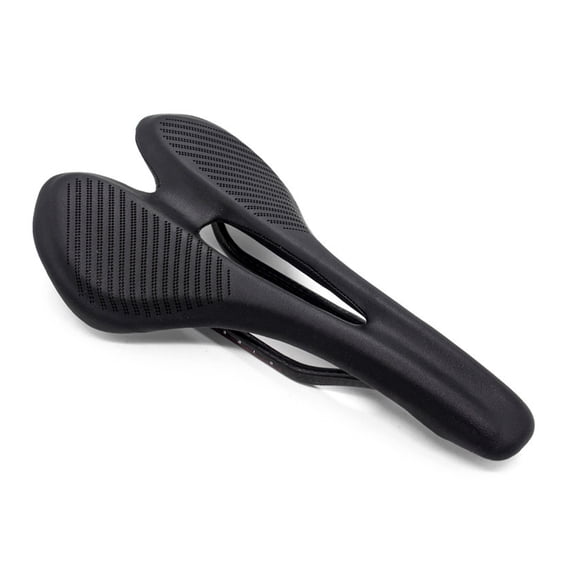 Full Carbon Ultra-Light Comfortable Road Bike Saddle wide 145mm Carbon Rails 7x9mm bicycle seat