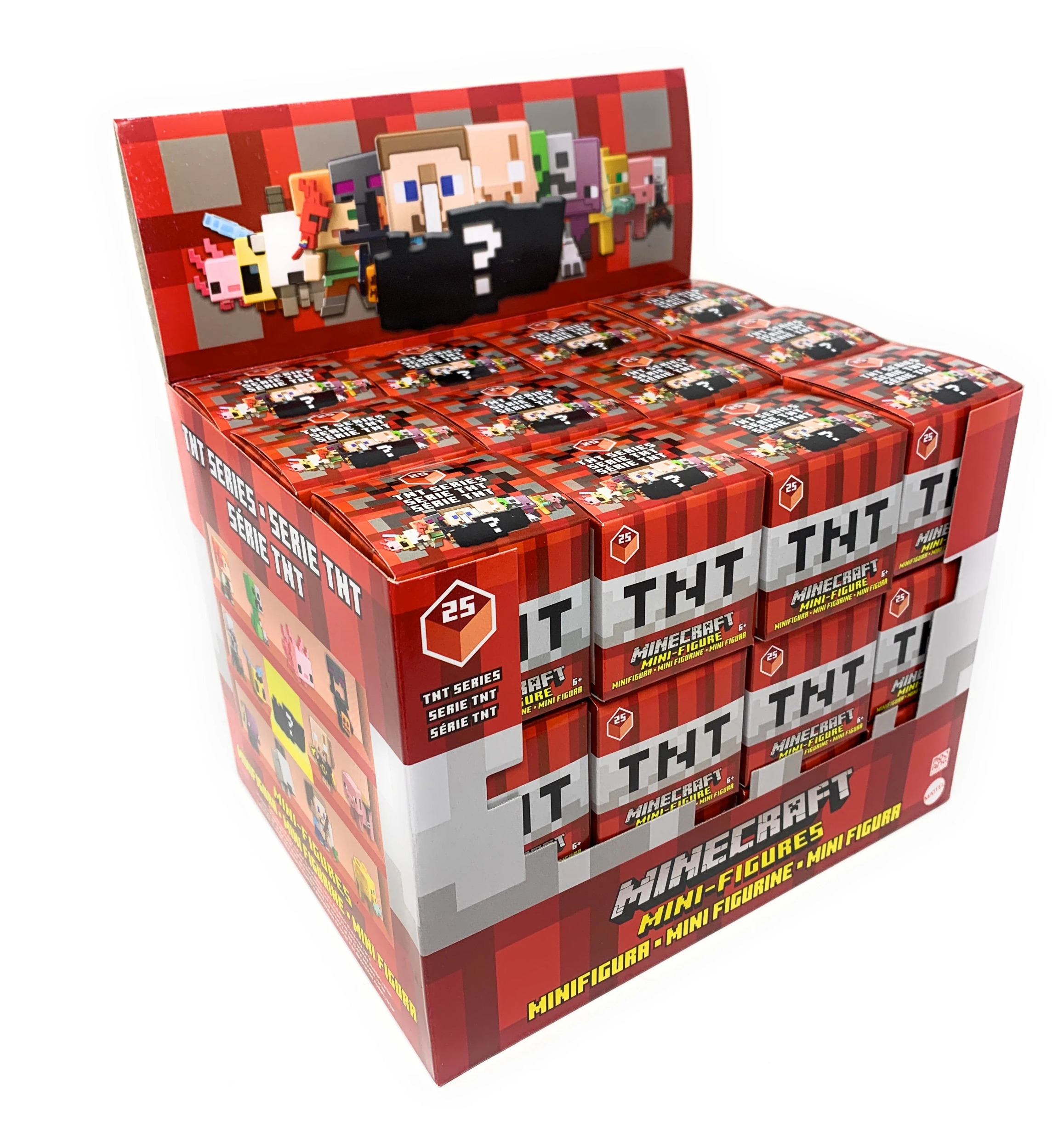Full Case of Minecraft TNT Series 25 Mystery Boxes 