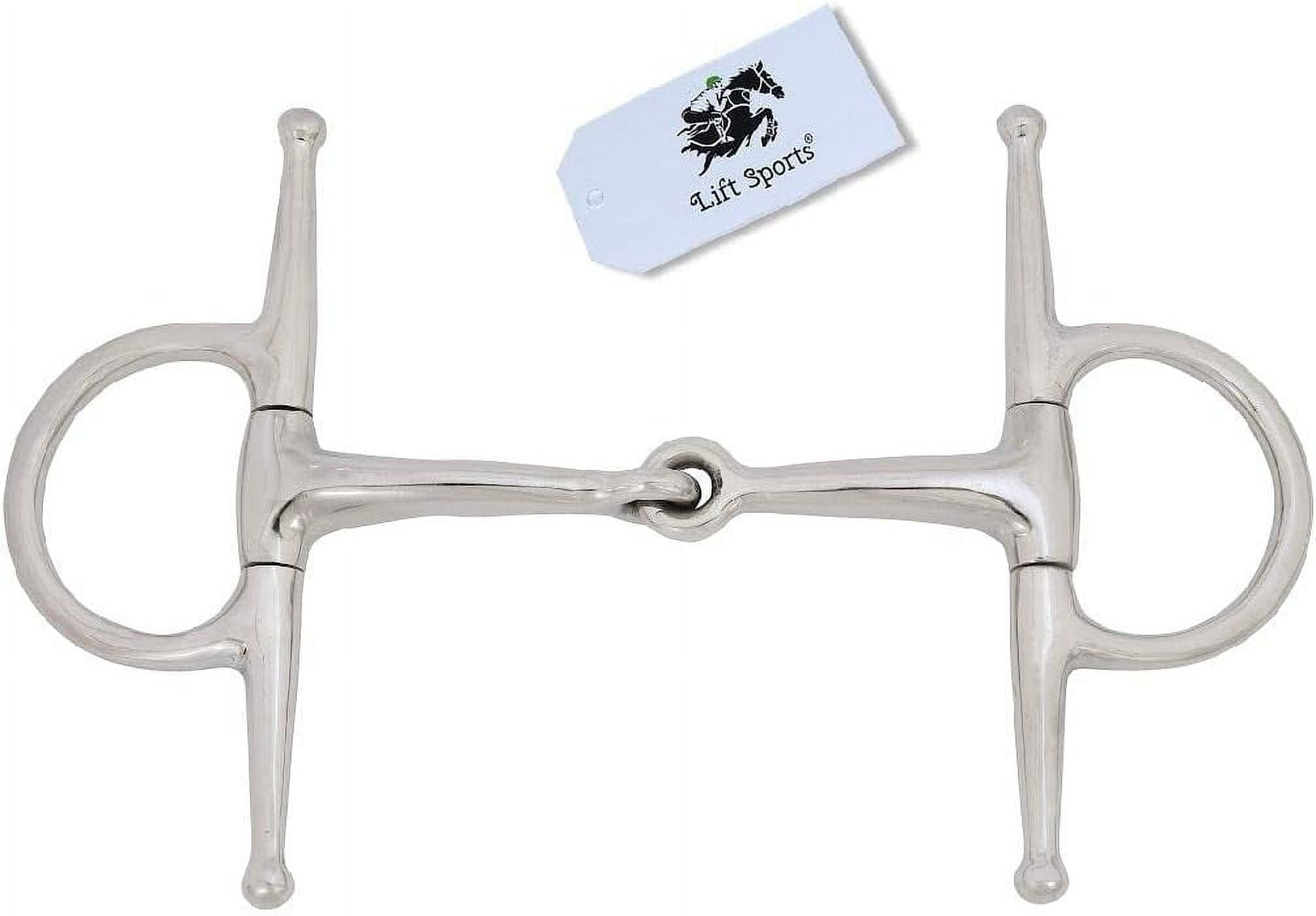 Full Cheek Horse Jointed Snaffle Bit German Steel Stainless Polish