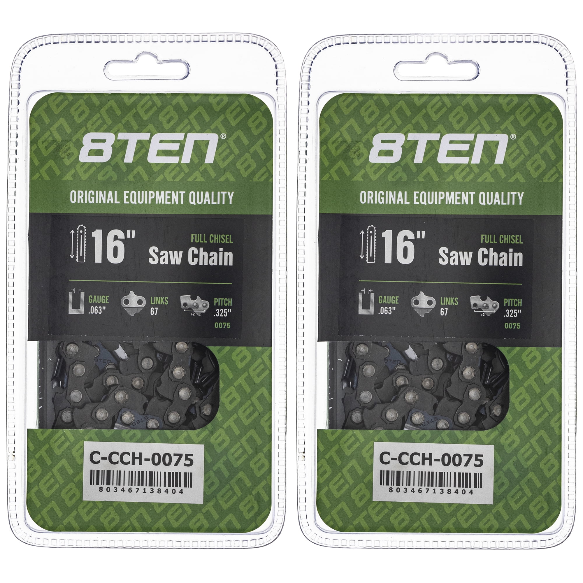 Full Chisel Chainsaw Chain 16 inch .063 .325 67DL for Stihl MS 261 361 ...
