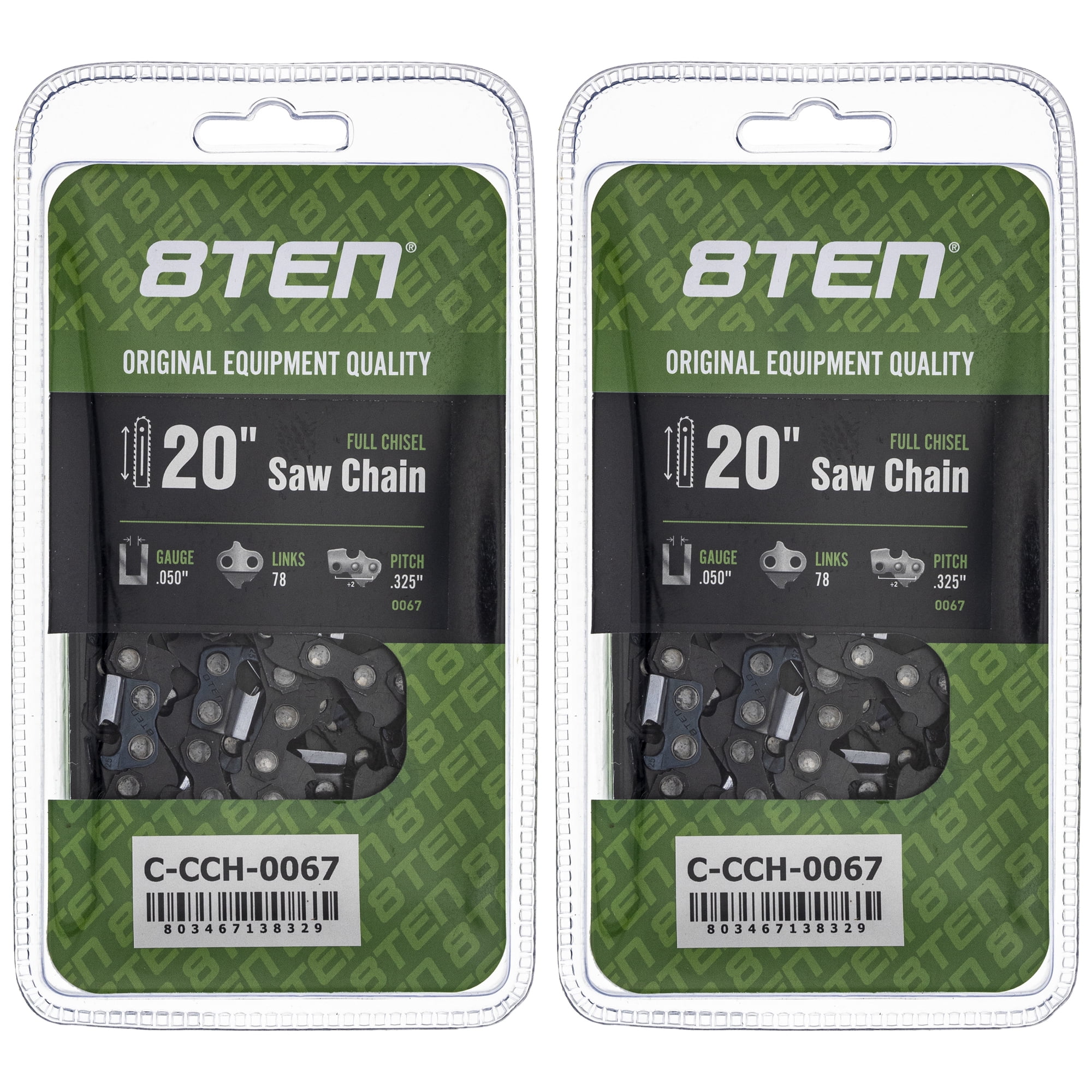 Full Chisel Chainsaw Chain 20 inch .050 .325 78DL for Husqvarna 38 40 ...