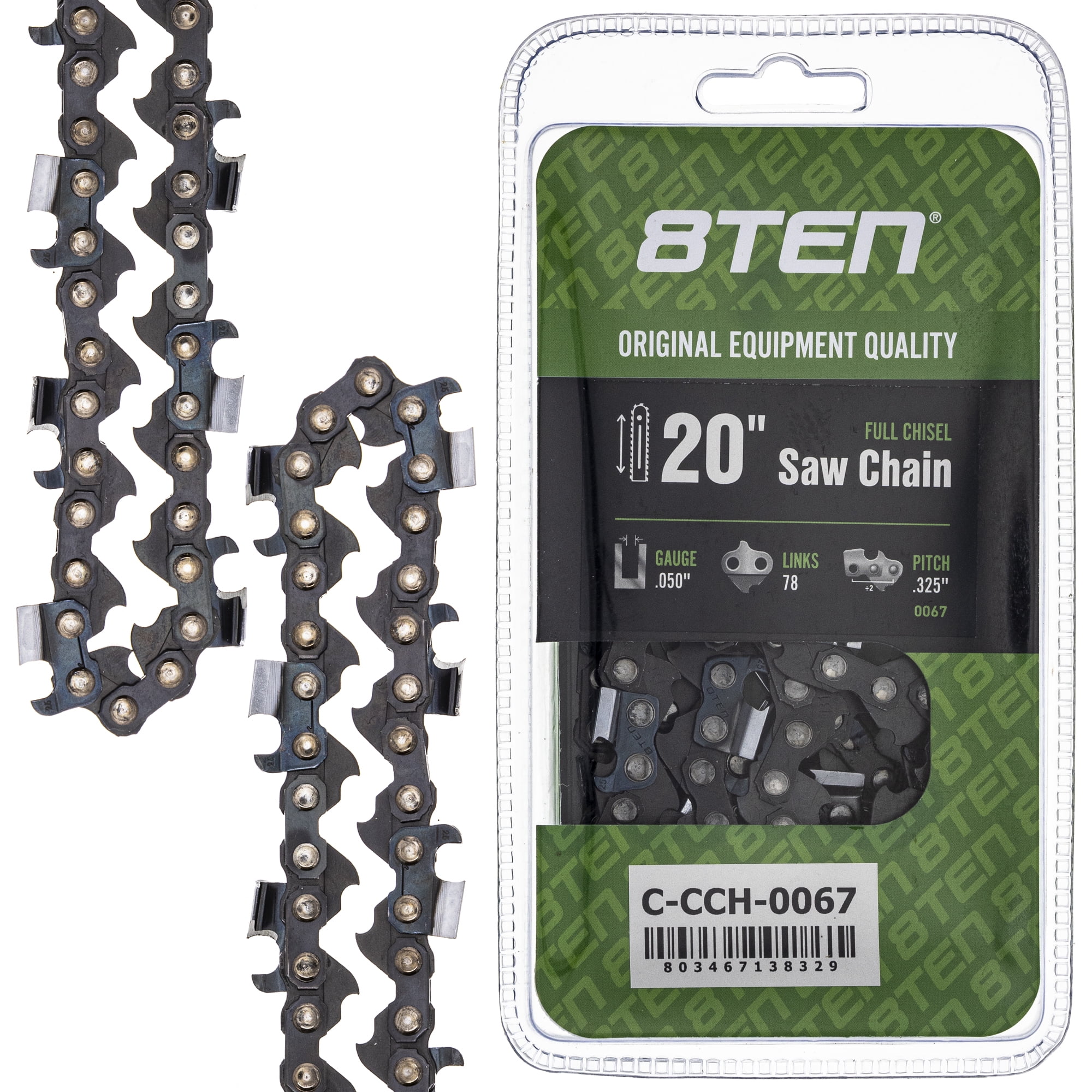Full Chisel Chainsaw Chain 20 inch .050 .325 78DL for Husqvarna 455