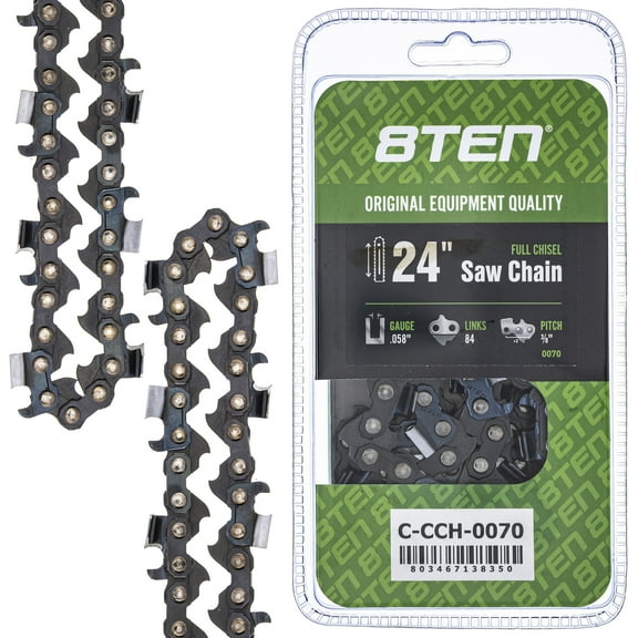 Full Chisel Chainsaw Chain 24 inch .058 3/8 84DL for Husqvarna Poulan Jonsered 810-CCC2292H