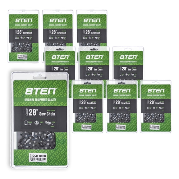 Full Chisel Chainsaw Chain 28 inch .050 3/8 91DL for Stihl MS440 MS660 10 Pack 810-CCC2280H