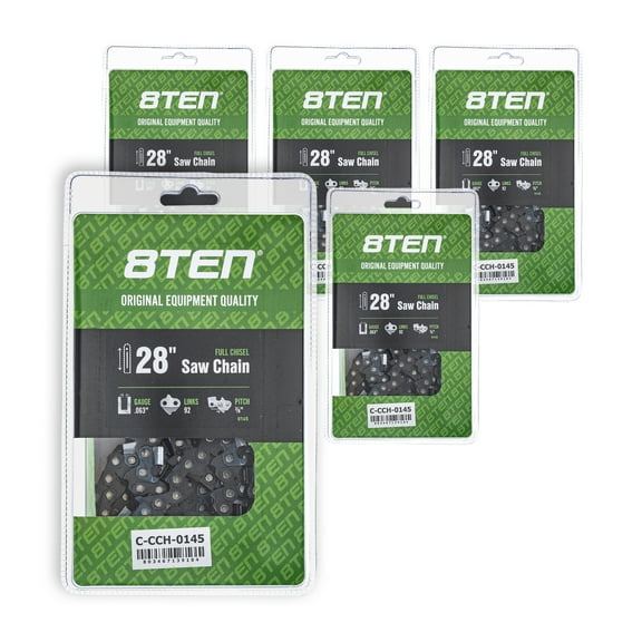 Full Chisel Chainsaw Chain 28 inch .063 3/8 92DL for Stihl MS 441 660 661 5 Pack 810-CCC2367H