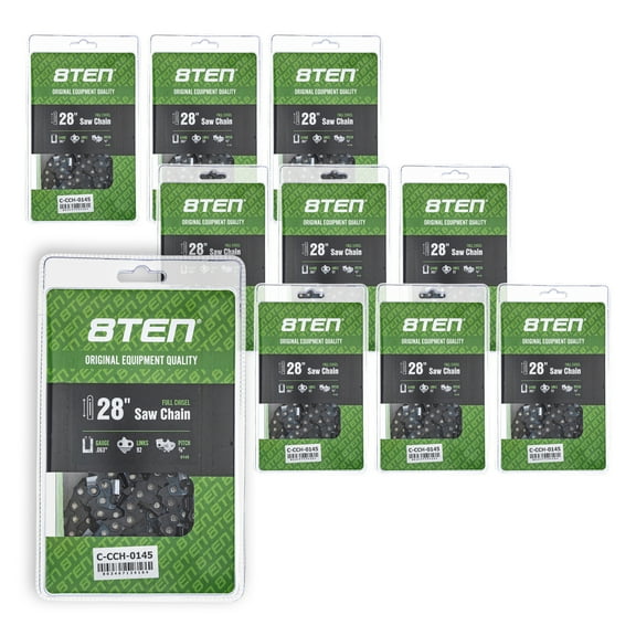 Full Chisel Chainsaw Chain 28 inch .063 3/8 92DL for Stihl MS 441 661 10 Pack 810-CCC2367H