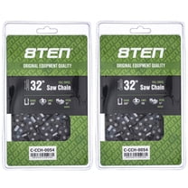 Full Chisel Chainsaw Chain 32 inch .050 3/8 105 DL for Echo Husqvarna 2 Pack 810-CCC2276H