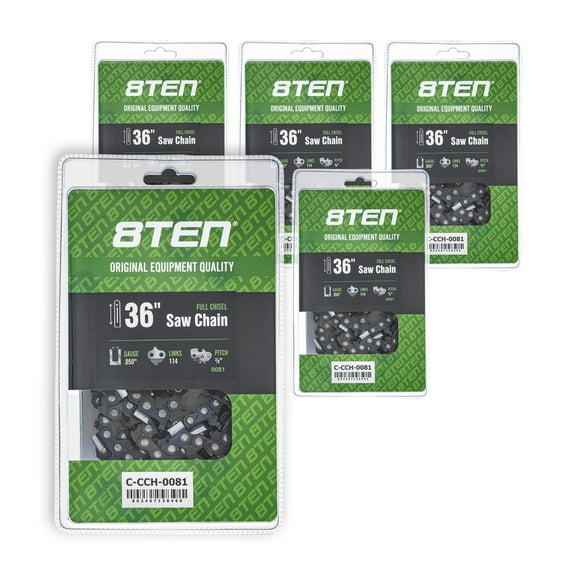Full Chisel Chainsaw Chain 36 inch .050 3/8 114DL for Stihl MS 390 440 5 Pack 810-CCC2203H