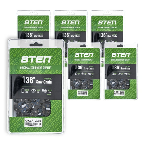 Full Chisel Chainsaw Chain 36 inch .063 .404 108DL for Stihl 46RS108 6 Pack 810-CCC2302H