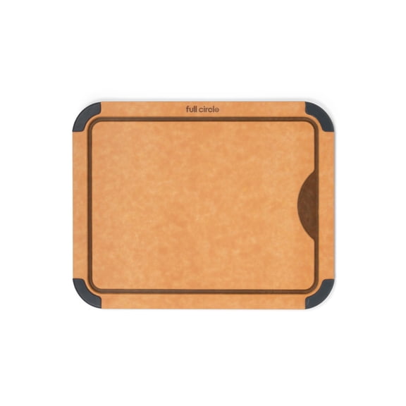 Full Circle Chop To It Everyday Cutting Board 11x14" Dishwasher Safe, Reversible & Lightweight, Naturally Bonded Kraft Paper, Non-Slip Feet with Juice Groove