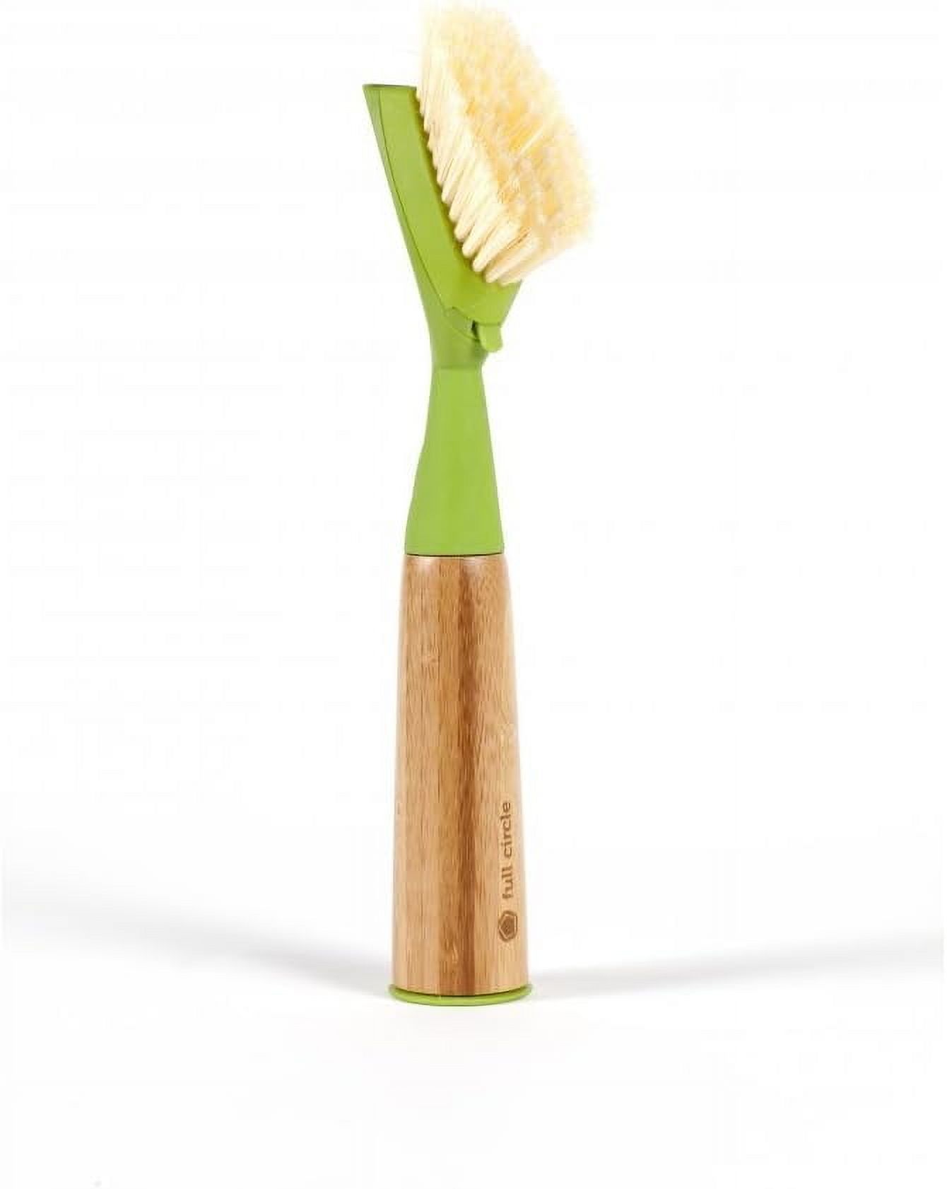 Full Circle Dish Brush Suds Up Soap Dispensing Bamboo Handle