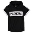 thumbnail image 1 of Full Circle Girls 7-16 Hoodie Short Sleeve T-Shirt (Black 16), 1 of 2