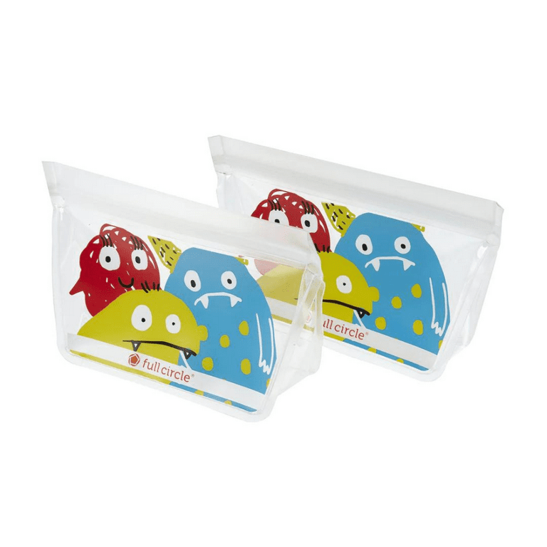 Full Circle Home Ziptuck Kids Snack Bags Reusable Snack Bags Walmart