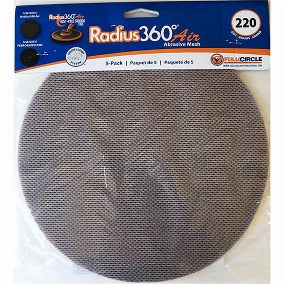 FCI 187691000776 MESH SD220-5 Mesh Abrasive for Radiud360 Air 220 Grit - Pack of 5