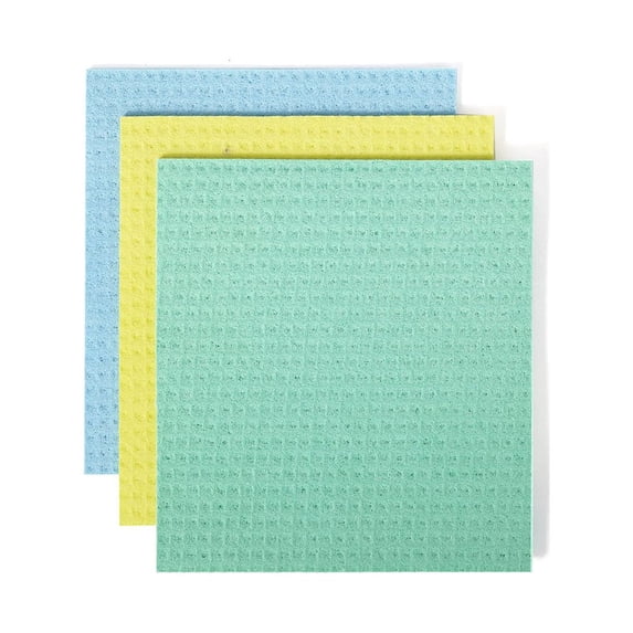 Full Circle Squeeze Cellulose Sponge Cloths, Set of 3