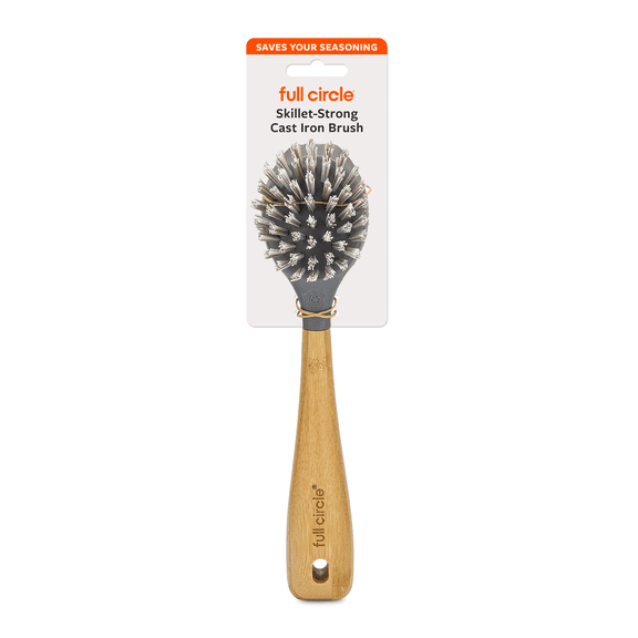 Full Circle Cast Iron Brush and Scraper - Grey