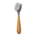 thumbnail image 1 of Full Circle Tenacious C Cast Iron Brush and Scraper with with Bamboo Handle Gray, 1 of 11