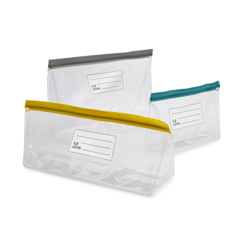 Reusable produce storage bags top
