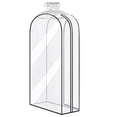 thumbnail image 1 of Full Clear Garment Bags with Side Zipper, Clothes Covers with 10" Gusset, Transparent Hanging Suit & Coat Covers for Closet Storage, Jackets, Shirt,Dresses, Windbreakers, 1 of 6