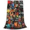 thumbnail image 1 of The Full Collection Of Stephen King Books Throw Blanket 60"X50" Soft Flannel Lightweight Plush Air Conditioner Quilt Suitable For Sofa,Living Room,Bedroom, 1 of 4