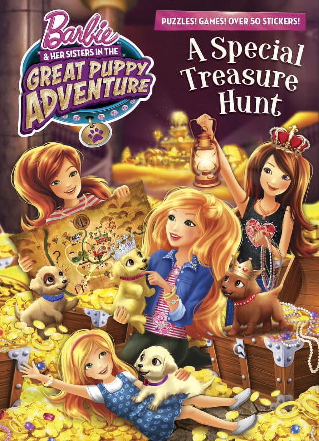 🕹️ Play Barbie Great Puppy Treasure Hunt Game: Free Online