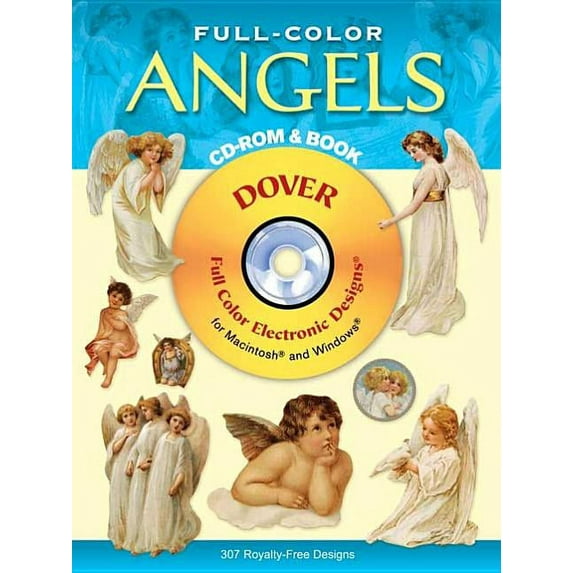 Full-Color Angels CD-ROM and Book (Dover Electronic Clip Art)