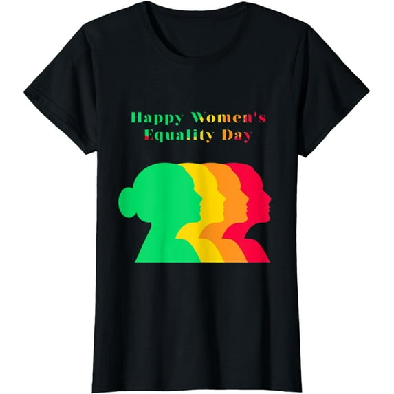 Full Color For Women's Equality Day -Justice Equality Unity T-Shirt
