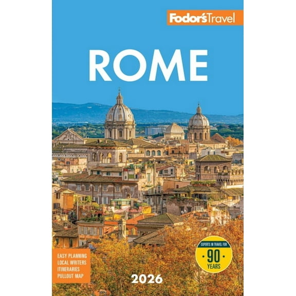 Full-Color Travel Guide Fodor's Rome 2026, (Paperback)