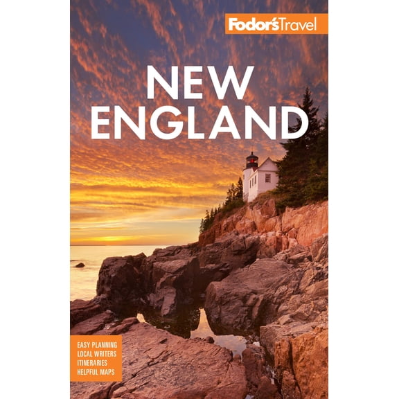 Pre-Owned Full-Color Travel Guide: Fodor's New England: With the Best Fall Foliage Drives & Scenic Road Trips (Paperback)