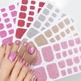 thumbnail image 1 of Full Cover DIY Manicure QZS Self-Adhesive Designs Women Toenail Decorations Self Adhesive Toenails Polish Stickers for Decorations Multicolor 5pcs, 1 of 5