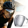 thumbnail image 1 of Full Cover Face Visor Protective, Tinted Full Face Shield Sun Protection,Anti-Fog & Anti-Glare Lightweight Futuristic Face Guard for Cycling, Gardening, Woodworking & Holiday Cosplay ﻿, 1 of 10