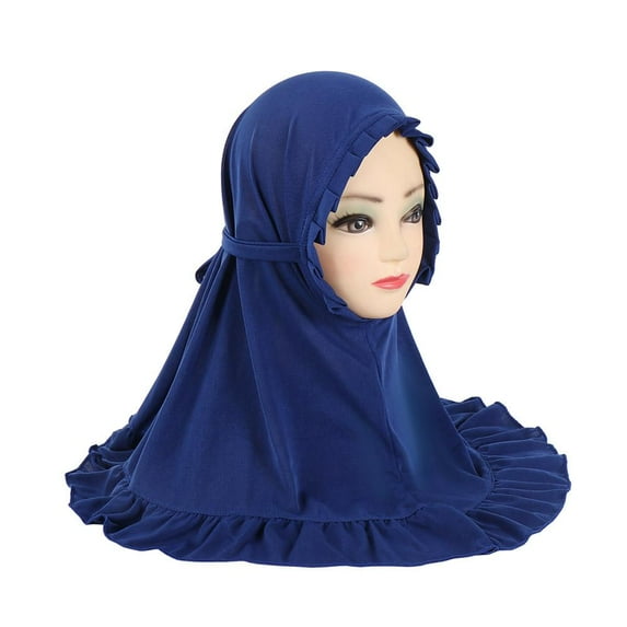Full Cover Hijab Amira Turban Scarf Kids Girls Scarves Head Cover Shawls Is. I0K8
