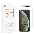 thumbnail image 1 of Full Cover Soft Pet Flexible Screen Protector With Silk Print Curved Edge For Iphone Xs X - Black, 1 of 5