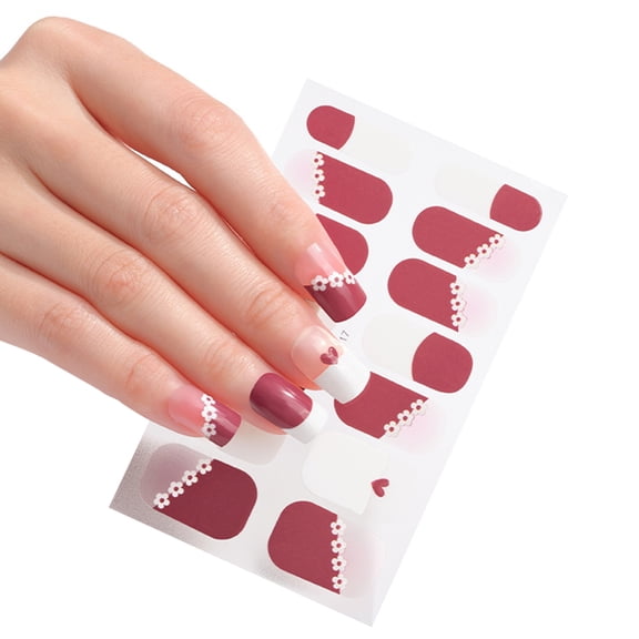 Full Cover Stickers Flakes Decals Adhesive Creative Strips Wraps Decoration Manicure Stickers