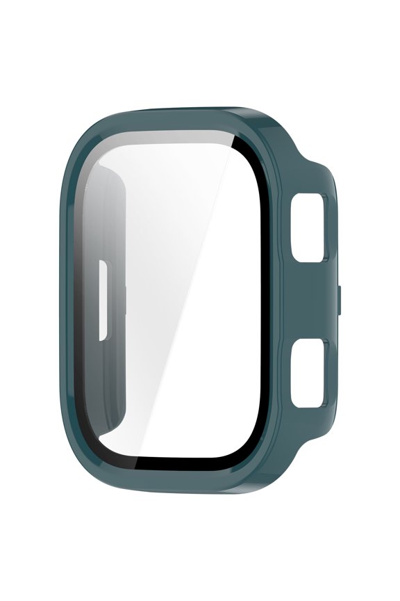 Full-Cover Watch Cover for BIP Max A2568, Tempered Glass Smartwatch Case with Polycarbonate Frame and Clear Display View